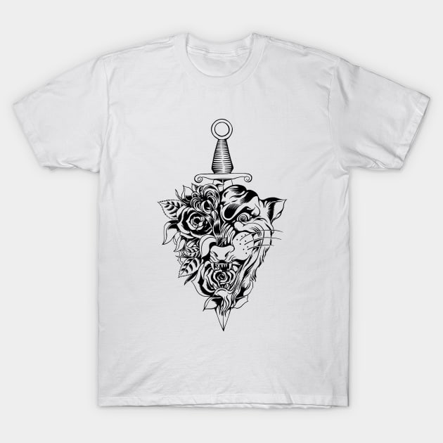 Beast (Ink) T-Shirt by popcornpunk